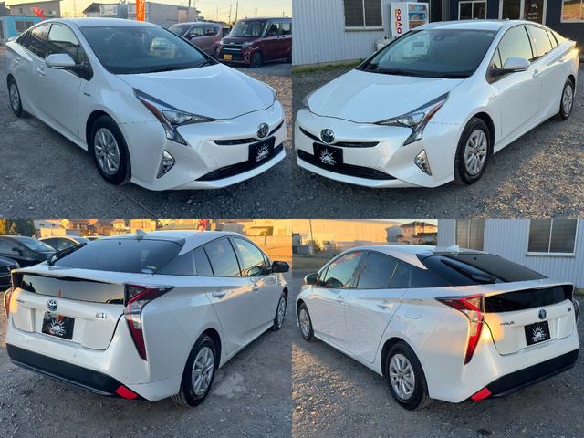 プリウス Ｓセーフティプラス　１年保証付き／禁煙車／トヨタセーフティセンス／クリアランスソナー／ドラレコ／ＬＥＤヘッド／フォグ／ＥＴＣ／Ｂカメラ／フルセグＴＶ／ＢＴ再生／クルコン／ＣＤ・ＤＶＤ再生／オートライト／電動格納ミラー／（4枚目）