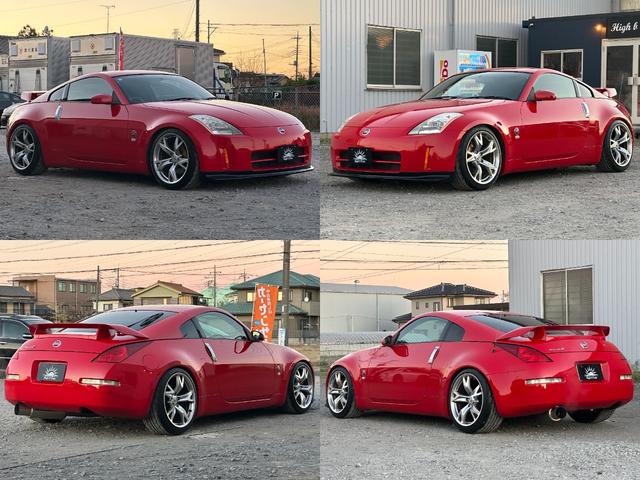 フェアレディＺ バージョンＳ　６ＭＴ／フルスケールメーター交換／ＮＩＳＭＯバンパー／ＮＩＳＭＯウイング／ＮＩＳＭＯ軽量フラホ／トラスト車高調／純ＯＰＭＯＭＯステ／ステンレスマフラー／Ｚ３４ホイール／ＢＯＳＥサウンド／ブレンボ（3枚目）