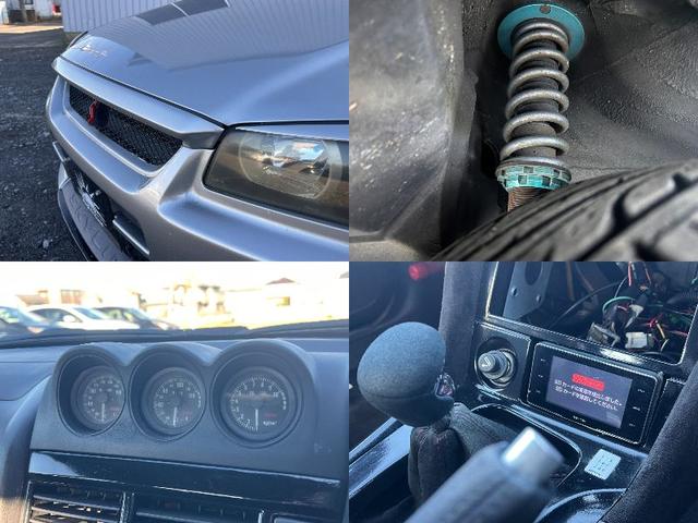 スカイライン 25GTターボ RB25ターボ/純正5速MT/純正OPアルティアバンパー/前置きIC/車高調/アルミラジエター/ブリッツエアクリ/ニスモリアバンパー/ユーラスリップ/JICマフラー/ターボタイマー(2枚目)