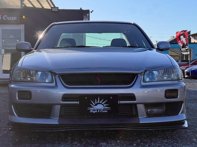 スカイライン 25GTターボ RB25ターボ/純正5速MT/純正OPアルティアバンパー/前置きIC/車高調/アルミラジエター/ブリッツエアクリ/ニスモリアバンパー/ユーラスリップ/JICマフラー/ターボタイマー(5枚目)