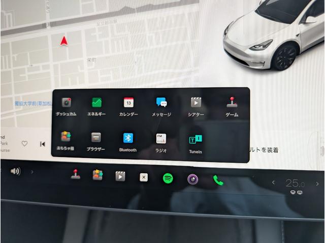 モデルＹ ベースグレード　バックカメラ　サイドカメラ　クリアランスソナー　パワーシート　サンルーフ　ナビ　ＣＶＴ　Ｂｌｕｅｔｏｏｔｈ　ＡＢＳ　ＥＳＣ　エアコン　パワーステアリング（7枚目）