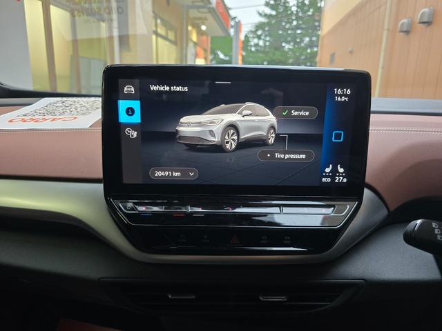 ID.4 プロ 新車保証継承 記録簿付 スペアキー付 CarPlay ドライブレコーダー ETC 360度カメラ アダプティブコントロール パノラマガラスルーフ オートライト アルミホイール シートヒーター CVT(50枚目)