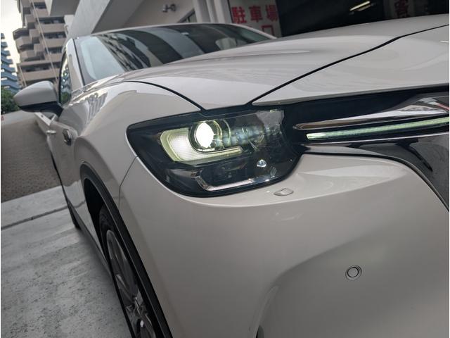 CX-60 XD エクスクルーシブモード 4WD 新車保証継承 記録簿付 スペアキー付 ETC 全周囲カメラ クリアランスソナー オートクルーズコントロール レーンアシスト 衝突被害軽減システム サンルーフ TV オートマチックハイビーム(60枚目)