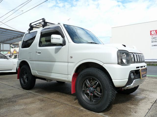 ジムニー クロスアドベンチャーＸＣ　純正５速ＭＴ　限定車２インチリフトアピオＳＡ２０　Ｎ８セット　純正スリップデフキット　モンスタースポーツマフラー　Ｆグリル　ナビ地デジフルセグＴＶ　ＥＴＣ　ＪＡＯＳバケーション１６インチアルミ（3枚目）