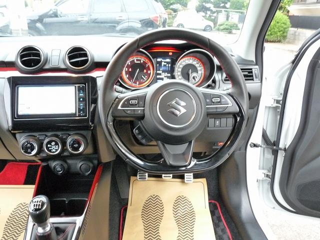 スイフトスポーツ ベースグレード　１オーナー車　純正６速ＭＴ純正オプションフルエアロ　パイオニアナビフルセグＴＶ　ＢＴ接続　ＥＴＣ　ドライブレコーダー　キーレス　スマートキー　ＬＥＤライト　シートヒーター　取説　保証書　スペアキー（45枚目）
