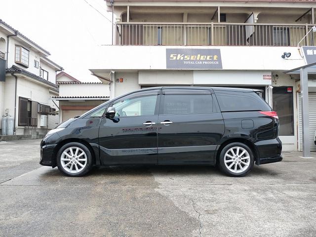 エスティマ ２．４アエラス　Ｇエディション　限定車　サンルーフナビフルセグＴＶ９インチ後席モニターＥＴＣＢｌｕｅｔｏｏｔｈバックカメラ両側パワースライドドアキーレスＨＩＤヘッドライトトヨタディーラーメンテナンス車取説保証書整備記録あり（5枚目）
