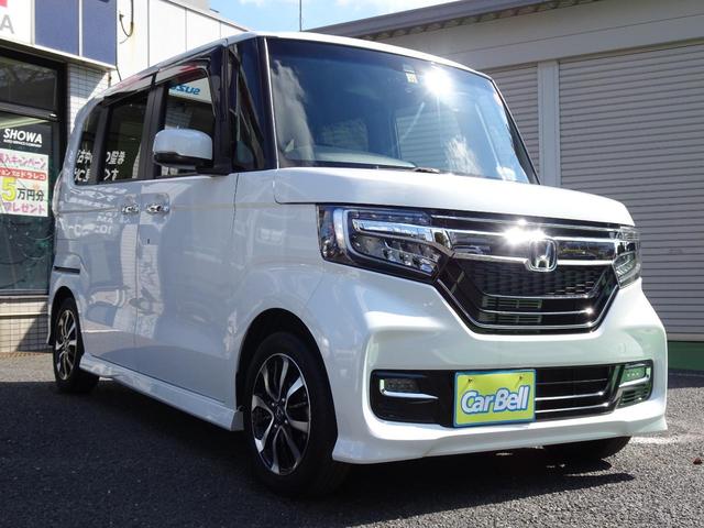 Ｎ－ＢＯＸカスタム Ｇ・Ｌホンダセンシング　前後誤発進抑制　Ｉストップ　バックカメラ付き　ＷＳＲＳ　横滑り　盗難警報装置　フルフラットシート　ＬＤＡ　ＬＥＤランプ　インテリジェントキー　クルーズコントロール　前席シートヒーター　ＥＴＣ　ＰＳ（7枚目）
