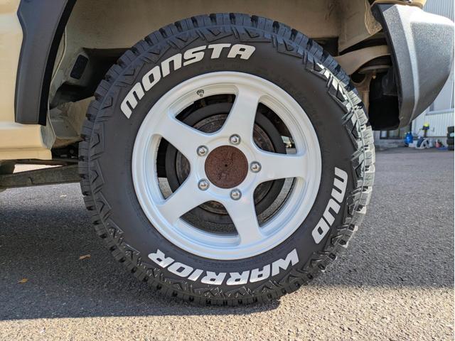 ジムニー XL 12ヶ月走行無制限保証 ルーフキャリア 社外17インチホイール 新品マッドタイヤ ナビ ETC(51枚目)