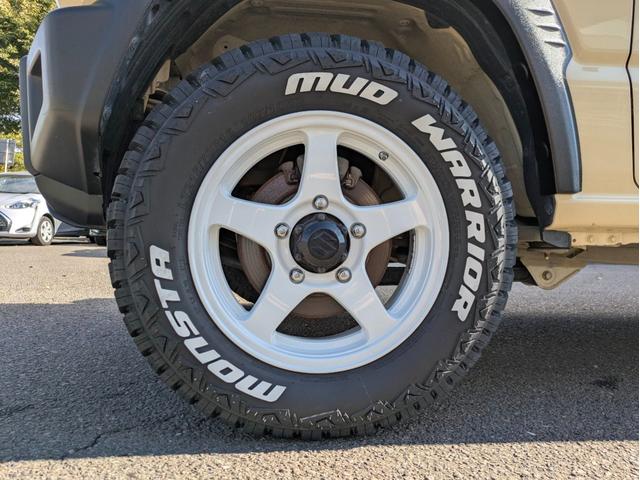 ジムニー XL 12ヶ月走行無制限保証 ルーフキャリア 社外17インチホイール 新品マッドタイヤ ナビ ETC(54枚目)