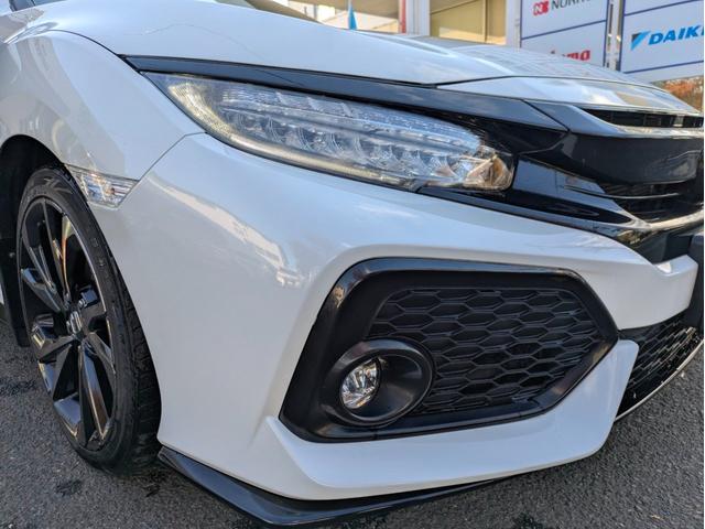 シビック ハッチバック ホンダセンシング 12ヶ月走行無制限保証 6速MT Bluetooth接続対応ナビ ETC ホンダセンシング アダクティブクルーズコントロール(ACC) 純正18インチホイール(17枚目)