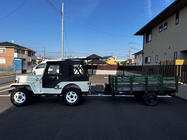 三菱 ジープ 車検取得済みトレーラー付 フルオープン フル 三菱 ジープ 車検取得済みトレーラー付 フルオープン フル