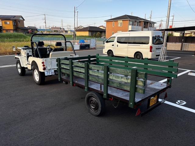 三菱 ジープ 車検取得済みトレーラー付 フルオープン フル 三菱 ジープ 車検取得済みトレーラー付 フルオープン フル
