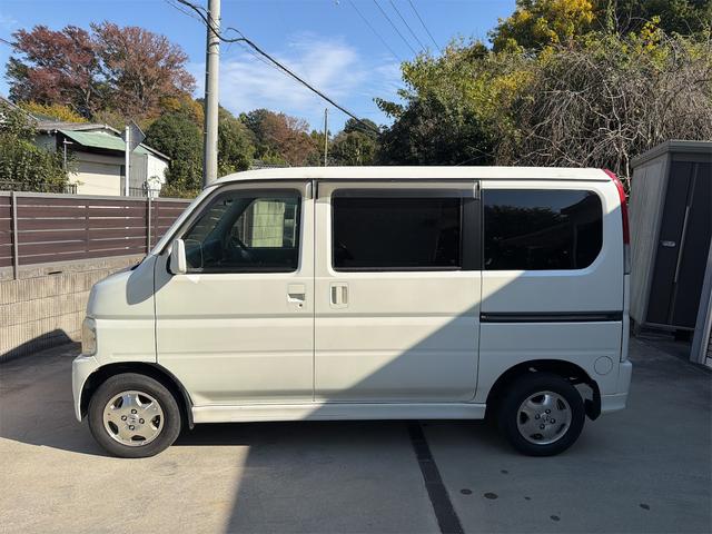 バモス M 両側スライドドア キーレスエントリー 3AT ABS ドラレコ ETC メモリーナビ ワンセグ 12インチアルミ LEDヘッドライト球(5枚目)