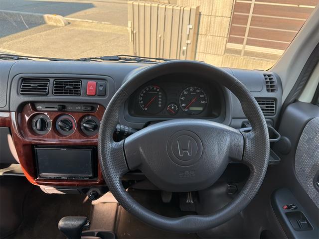 バモス M 両側スライドドア キーレスエントリー 3AT ABS ドラレコ ETC メモリーナビ ワンセグ 12インチアルミ LEDヘッドライト球(11枚目)