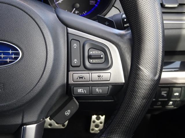 レガシィB4 リミテッド 黒革 ダイヤトーンナビ Bカメラ フルセグ ETC アイサイト3 Rクルーズ BSM 18AW LEDライト 前後フォグ ヒートミラー アルミペダル パドルシフト Aワイパー MOMOステアカバー(8枚目)