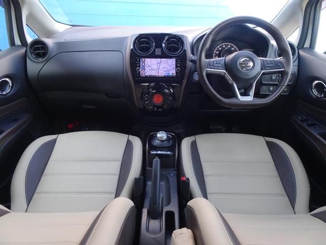 ノート e-パワー メダリスト プレミアムホワイトインテリア 全方位カメラ ナビ 走TV ETC Dレコ Sルームミラー Rクルーズ 15AW LEDライト FOG 前後ソナー オートAC ステアスイイチ ドアバイザー フロアマット(3枚目)