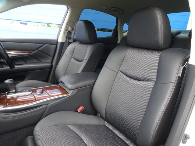 フーガ 370GT タイプS ワンオーナー 専用20AW キャリパー サス 4WAS パドルシフト アルミペダル 前後ソナー Rクルーズ 全方位カメラ ナビ フルセグ ETC 半革 Pオットマン LEDライト LEDフォグ 警報(10枚目)