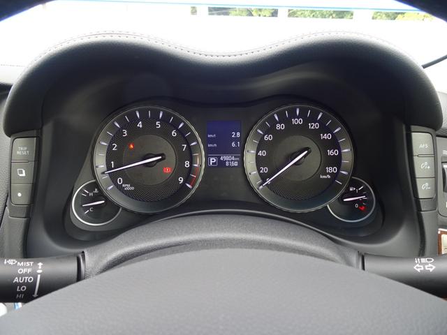 フーガ 370GT タイプS ワンオーナー 専用20AW キャリパー サス 4WAS パドルシフト アルミペダル 前後ソナー Rクルーズ 全方位カメラ ナビ フルセグ ETC 半革 Pオットマン LEDライト LEDフォグ 警報(15枚目)