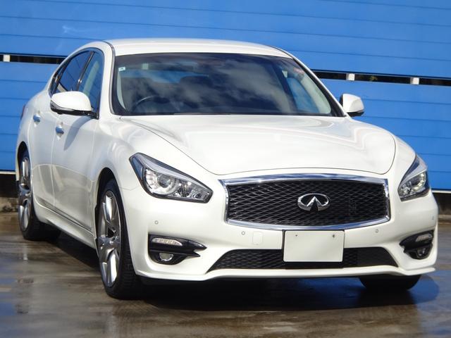 フーガ 370GT タイプS ワンオーナー 専用20AW キャリパー サス 4WAS パドルシフト アルミペダル 前後ソナー Rクルーズ 全方位カメラ ナビ フルセグ ETC 半革 Pオットマン LEDライト LEDフォグ 警報(35枚目)