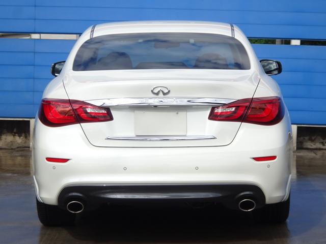 フーガ 370GT タイプS ワンオーナー 専用20AW キャリパー サス 4WAS パドルシフト アルミペダル 前後ソナー Rクルーズ 全方位カメラ ナビ フルセグ ETC 半革 Pオットマン LEDライト LEDフォグ 警報(39枚目)