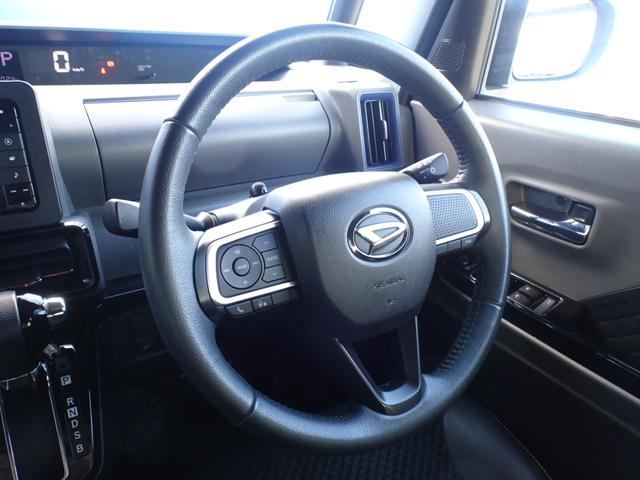 タント カスタムＲＳ　ターボ　両Ｐスラ　純正ナビ　Ｂカメラ　走ＴＶ　連動ＥＴＣ　連動ドラレコ　前後ソナー　ＰＷＲモード　１５ＡＷ　ＬＥＤライト　デイライト　オート格納ミラー　ハーフレザー　前シートヒーター　Ｒシェード　警報（14枚目）