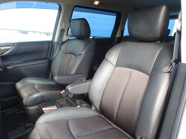 エルグランド ３５０ハイウェイスター　ワンオーナー　Ｖ６　３．５Ｌ　ブレーキアシスト　Ｒクルーズ　前後ソナー　両Ｐスラ　Ｐバックドア　８インチナビ　全方位カメラ　走ＴＶ　ＥＴＣ　ドラレコ　デジタルＲミラー　半革　オットマン　Ｒシェード（13枚目）