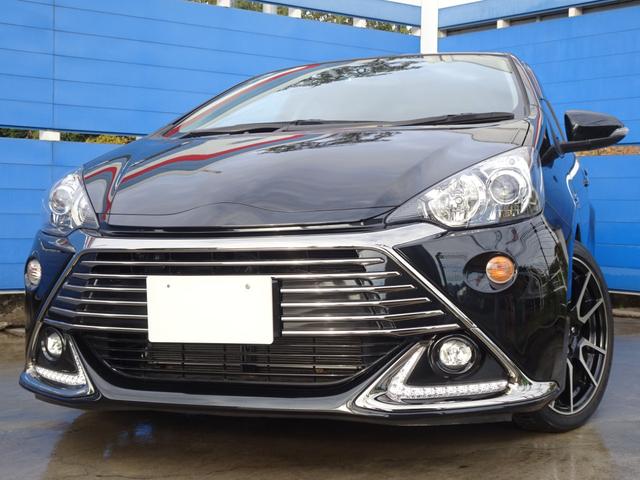 アクア Ｇ　Ｇ’ｓ　走行２．７万ｋｍ・アルパイン８インチナビ・Ｂカメラ・フルセグ・ＥＴＣ・オートクルーズ・ＬＥＤライト・ＬＥＤフォグ・ＬＥＤビームライト・専用ハーフレザー・前シートヒーター・１７ＡＷ・オート格納ドアミラー（8枚目）