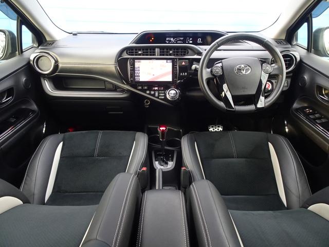 アクア Ｇ　Ｇ’ｓ　走行２．７万ｋｍ・アルパイン８インチナビ・Ｂカメラ・フルセグ・ＥＴＣ・オートクルーズ・ＬＥＤライト・ＬＥＤフォグ・ＬＥＤビームライト・専用ハーフレザー・前シートヒーター・１７ＡＷ・オート格納ドアミラー（9枚目）