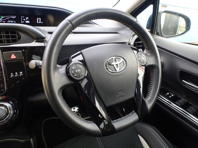 アクア Ｇ　Ｇ’ｓ　走行２．７万ｋｍ・アルパイン８インチナビ・Ｂカメラ・フルセグ・ＥＴＣ・オートクルーズ・ＬＥＤライト・ＬＥＤフォグ・ＬＥＤビームライト・専用ハーフレザー・前シートヒーター・１７ＡＷ・オート格納ドアミラー（12枚目）