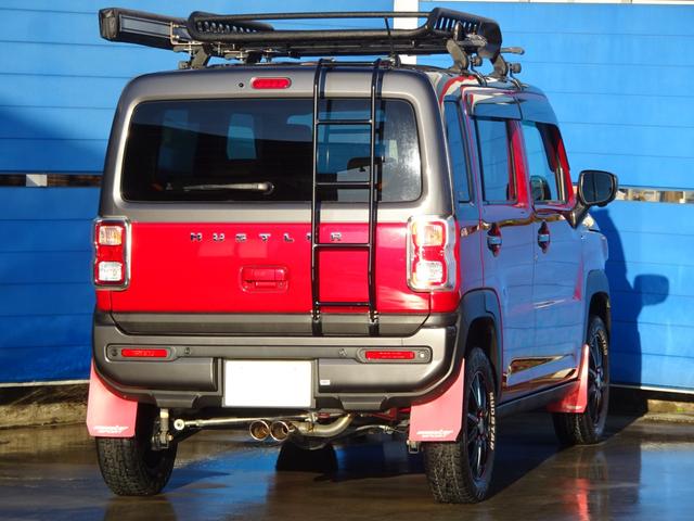 ■ハスラー　６６０ハイブリッドＸ　４ＷＤ　■走行２１５８０ｋｍ・リフトアップ・ルーフキャリア・マフラー・純正ナビ・全方位モニター　※登録地域により、総額に若干の違いが生じます。