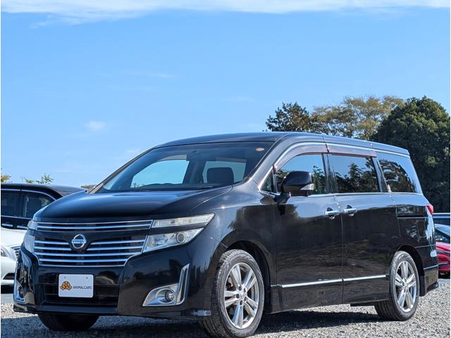 エルグランド ２５０ハイウェイスター　パートタイム４ＷＤ／後席モニター／アラウンドビューモニター／バックカメラ／純正ナビゲーション／地デジＴＶ／ＥＴＣ／１８インチ純正アルミホイール／ステアリングスイッチ／左側電動スライドドア／１００Ｖ電源（6枚目）