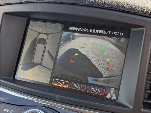 エルグランド ２５０ハイウェイスター　パートタイム４ＷＤ／後席モニター／アラウンドビューモニター／バックカメラ／純正ナビゲーション／地デジＴＶ／ＥＴＣ／１８インチ純正アルミホイール／ステアリングスイッチ／左側電動スライドドア／１００Ｖ電源（54枚目）