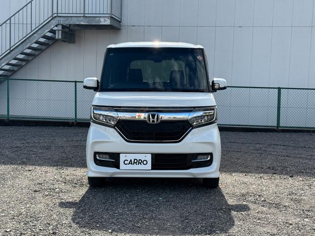 Ｎ－ＢＯＸカスタム Ｇ・ＥＸターボホンダセンシング　半革　電動格納ドアミラー　車線逸脱防止　ブルートゥースオーディオ　Ｒカメ　前席シートヒーター　ナビＴＶ　ＬＥＤヘットライト　ＥＴＣ　ＵＳＢ接続　Ｆセグ　メモリーナビ　ＡＵＸ　パワーステアリング　ＡＣ（2枚目）