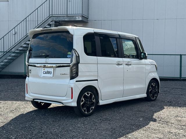 Ｎ－ＢＯＸカスタム Ｇ・ＥＸターボホンダセンシング　半革　電動格納ドアミラー　車線逸脱防止　ブルートゥースオーディオ　Ｒカメ　前席シートヒーター　ナビＴＶ　ＬＥＤヘットライト　ＥＴＣ　ＵＳＢ接続　Ｆセグ　メモリーナビ　ＡＵＸ　パワーステアリング　ＡＣ（5枚目）