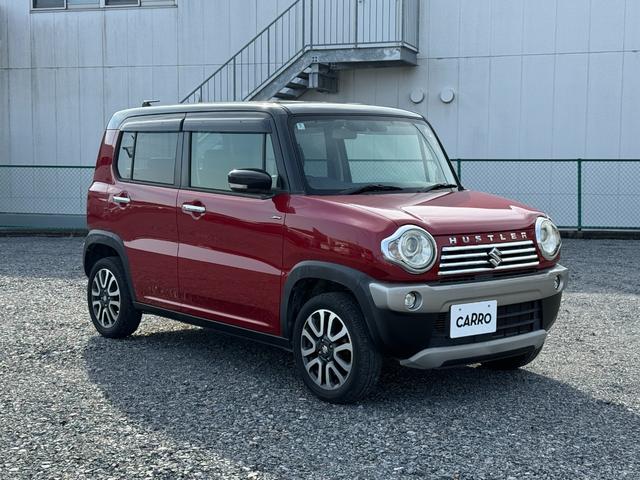 ハスラー JスタイルII 社外ナビ フルセグTV BT CD DVD HIDLKA 衝突軽減 F席シートヒーター ハーフレザーシート ナビテレビ 電格ドアミラー LDW Sキー USB 地デジフルセグTV シートヒター ABS(4枚目)