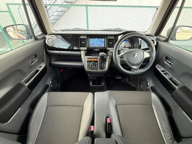 ハスラー JスタイルII 社外ナビ フルセグTV BT CD DVD HIDLKA 衝突軽減 F席シートヒーター ハーフレザーシート ナビテレビ 電格ドアミラー LDW Sキー USB 地デジフルセグTV シートヒター ABS(14枚目)