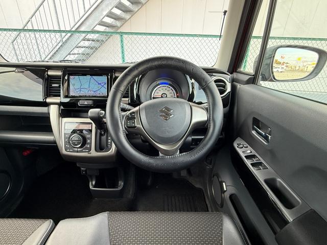 ハスラー JスタイルII 社外ナビ フルセグTV BT CD DVD HIDLKA 衝突軽減 F席シートヒーター ハーフレザーシート ナビテレビ 電格ドアミラー LDW Sキー USB 地デジフルセグTV シートヒター ABS(15枚目)