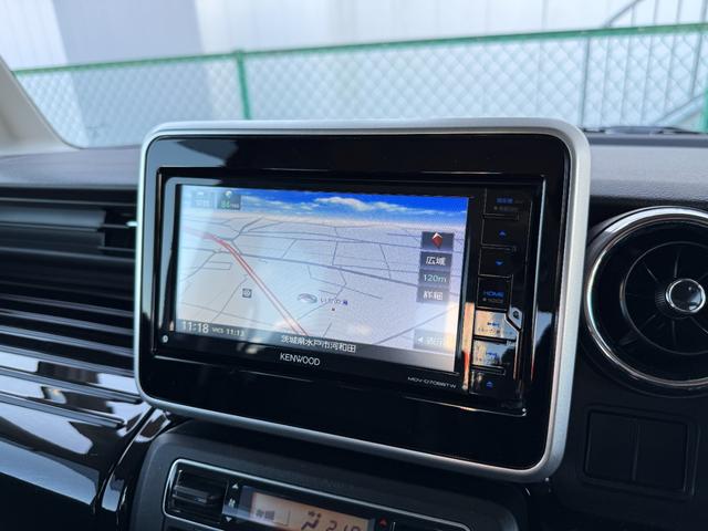 スペーシアカスタム 純正ナビ フルセグTV CD/DVD Bluetooth接続 両側PSD アイドリングストップ クリアランスソナー ドラレコ D席シートヒーター ETC(3枚目)