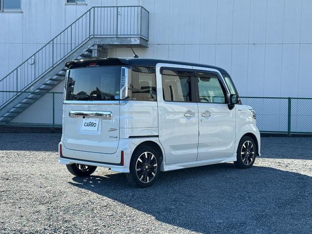 スペーシアカスタム 純正ナビ フルセグTV CD/DVD Bluetooth接続 両側PSD アイドリングストップ クリアランスソナー ドラレコ D席シートヒーター ETC(7枚目)