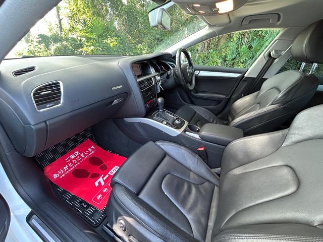 Ａ５ ２．０ＴＦＳＩクワトロ　ナビ　バックカメラ　黒皮シート　キーフリ　パドルシフト　ＥＴＣ　シートヒーター　電動シート　４ＷＤ（6枚目）