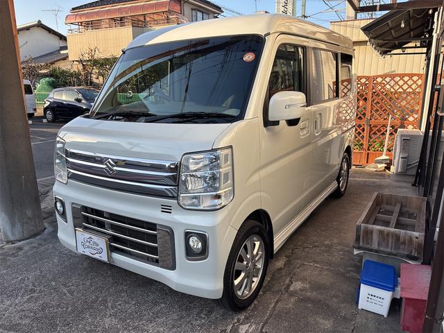 エブリイワゴン ＰＺターボスペシャル　ハイルーフ　フルセグナビ　Ｂカメラ　ＥＴＣ　車検令和９年８月２１日　スマートキー２個　当社買取禁煙１オーナー車　シートカバー　両側パワースライドドア（3枚目）