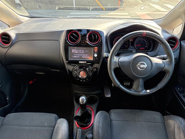 ノート ニスモ　Ｓ　当社買取禁煙１オーナー　車検令和８年１０月３１日　純正フルセグナビ　ＥＴＣ　ドラレコ　インテリキー２個（6枚目）