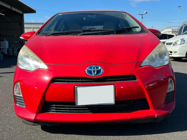 アクア S キーレスエントリ 安全ボディ オートエアコン デュアルエアバック ESC パワーウィンドウ パワーステアリング SRS ABS アイストップ(5枚目)