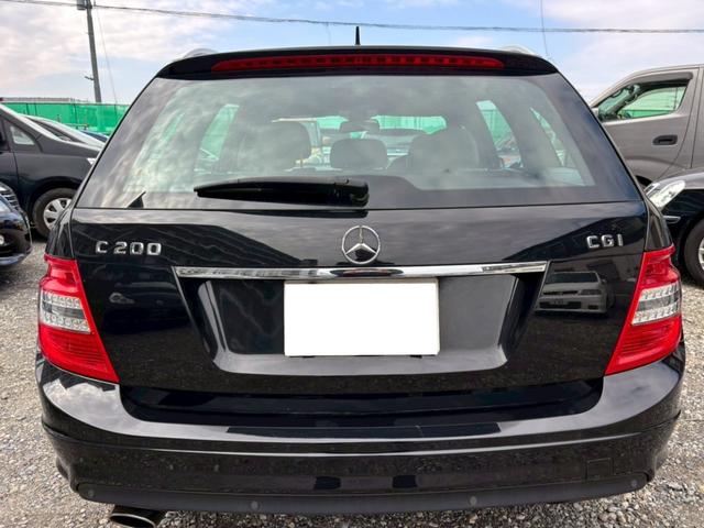 Cクラスステーションワゴン C200CGIブルーエフィシェンシWアバンG ワンオーナー車 ETC サンルーフ ルーフレール レザーシート パワーシート バックモニター 盗難防止装置 パワーウィンドウ パワーステアリング 運転席・助手席・サイドエアバッグ(8枚目)