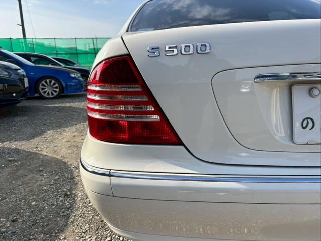 Sクラス S320 S500仕様 サンルーフ パワーシート レザーシート パワーステアリング パワーウィンドウ 運転席・助手席・サイドエアバッグ(12枚目)