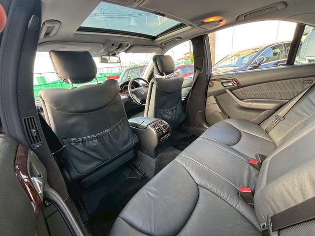 Sクラス S320 S500仕様 サンルーフ パワーシート レザーシート パワーステアリング パワーウィンドウ 運転席・助手席・サイドエアバッグ(35枚目)