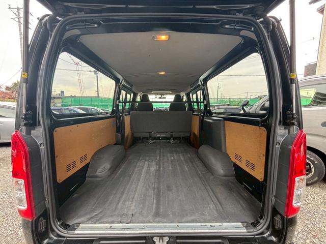ハイエースバン ロングDX GLパッケージ ワンオーナー ビルトインETC 社外品AW・ステアリング 両側スライドドア キーレス パワーウィンドウ パワーステアリング 盗難防止装置(18枚目)