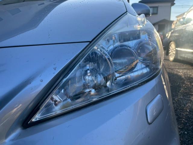 プリウスアルファ Gツーリングセレクション ガラスルーフ スマートキー キーレス 横滑り防止 盗難防止装置 パワーウィンドウ パワーステアリング フロントフォグランプ 3列シート アルミホイール(15枚目)