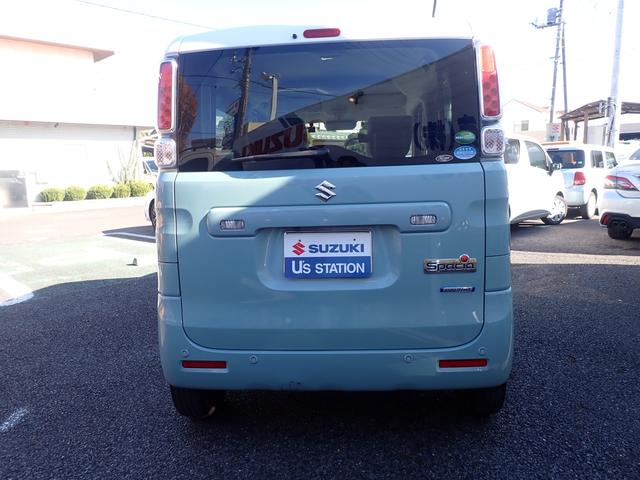 スペーシア 全方位カメラ付きメモリーナビ　ＨＹＢＲＩＤ　Ｘ　２型　全方位カメラ付きメモリーナビ　運転席エアバック　助手席エアバック　ドアバイザー　シートヒーター　パワーウインドウ　衝突被害軽減システム　キーレスエントリー　プッシュスタート　ＡＢＳ　エアコン（8枚目）