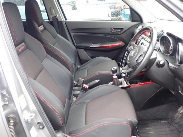 スイフトスポーツ スポーツ　２型　全方位カメラ付きメモリーナビ　全方位カメラ付きメモリーナビ　衝突被害軽減システム　衝突安全ボディ　クリアランスソナー　盗難防止システム　キーレスエントリー　スマートキー　シートヒーター（40枚目）